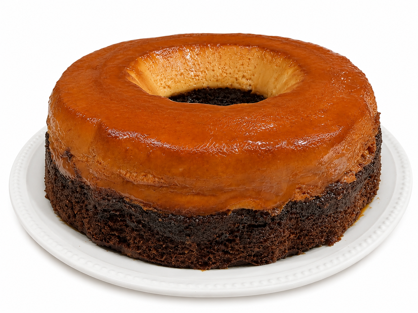 Chocolate Flan Impossible